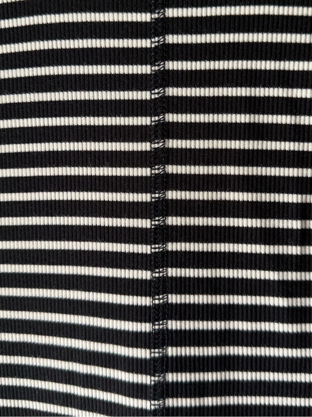 NWT T by TALBOTS Black & White Stripe Long-Sleeve Henley Top SZ M (17" P2P) - Picture 9 of 13